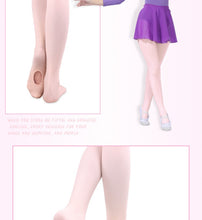 Load image into Gallery viewer, Girls Soft Microfiber Convertible Ballet Dance Tights - letsdancestore