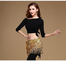 Load image into Gallery viewer, Flashy Belly Dance Hip Scarf - letsdancestore
