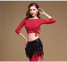 Load image into Gallery viewer, Flashy Belly Dance Hip Scarf - letsdancestore