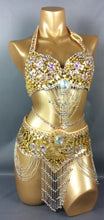 Load image into Gallery viewer, hot selling Women belly dancing suite belt+bra+arm band for gift - letsdancestore