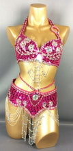 Load image into Gallery viewer, hot selling Women belly dancing suite belt+bra+arm band for gift - letsdancestore