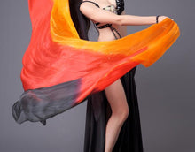 Load image into Gallery viewer, Customized Belly Dance Silk Veils Hand Thrown Scarf Shawl - letsdancestore