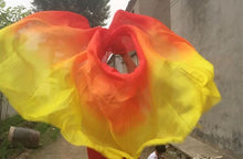 Load image into Gallery viewer, Customized Belly Dance Silk Veils Hand Thrown Scarf Shawl - letsdancestore