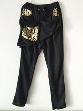 Load image into Gallery viewer, sweatpants costume wear big crotch bronze pencil pants - letsdancestore