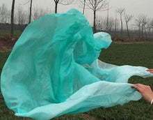 Load image into Gallery viewer, Customized Belly Dance Silk Veils Hand Thrown Scarf Shawl - letsdancestore