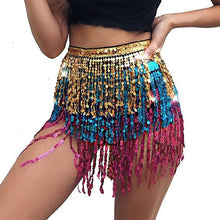 Load image into Gallery viewer, Flashy Belly Dance Hip Scarf - letsdancestore