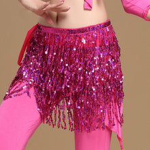 Load image into Gallery viewer, Flashy Belly Dance Hip Scarf - letsdancestore