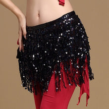 Load image into Gallery viewer, Flashy Belly Dance Hip Scarf - letsdancestore