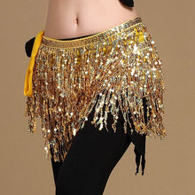 Load image into Gallery viewer, Flashy Belly Dance Hip Scarf - letsdancestore