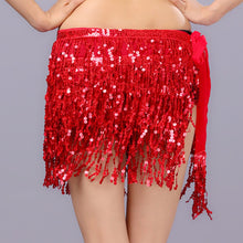 Load image into Gallery viewer, Flashy Belly Dance Hip Scarf - letsdancestore