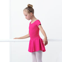 Load image into Gallery viewer, Girls Ballet Dress Gymnastics Leotard Long Sleeve Skirted - letsdancestore