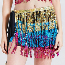 Load image into Gallery viewer, Flashy Belly Dance Hip Scarf - letsdancestore