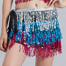 Load image into Gallery viewer, Flashy Belly Dance Hip Scarf - letsdancestore