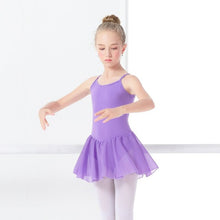 Load image into Gallery viewer, Girls Ballet Dress Gymnastics Leotard Long Sleeve Skirted - letsdancestore