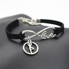 Load image into Gallery viewer, Ballet Handmade Infinity Leather Bracelets - letsdancestore