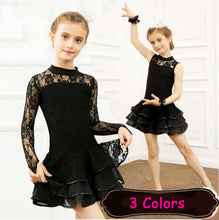 Load image into Gallery viewer, Lace Sequin Kids Newest Sexy Ballroom Dresses - letsdancestore